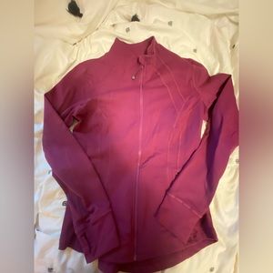 Athletic Jacket, macaroon color, with thumb holes